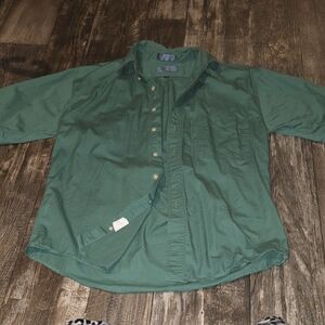 Pine Island Olive Green Casual Shirt